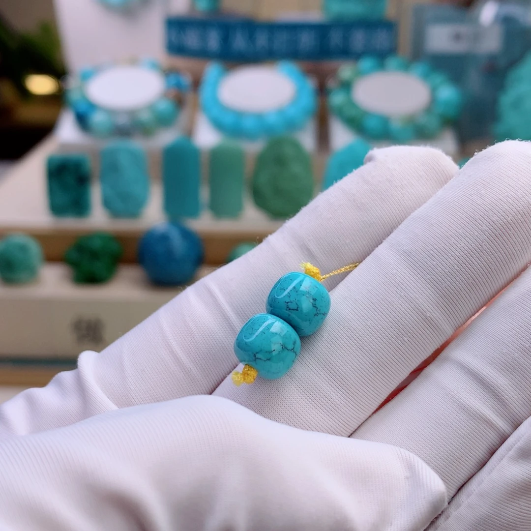 佐***缘绿松石未镶嵌挂件