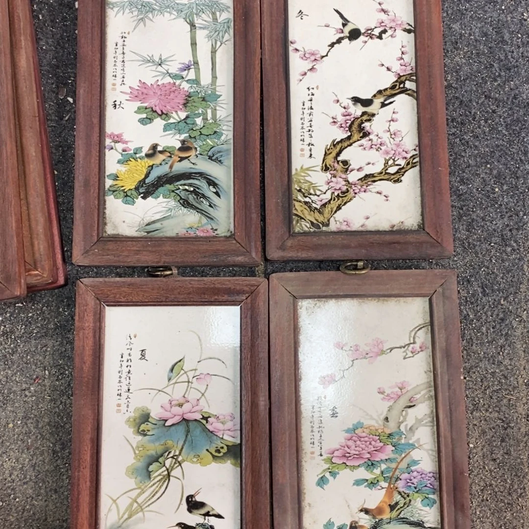 快***·瓷28*16*4景德镇瓷板画柴窑烧制