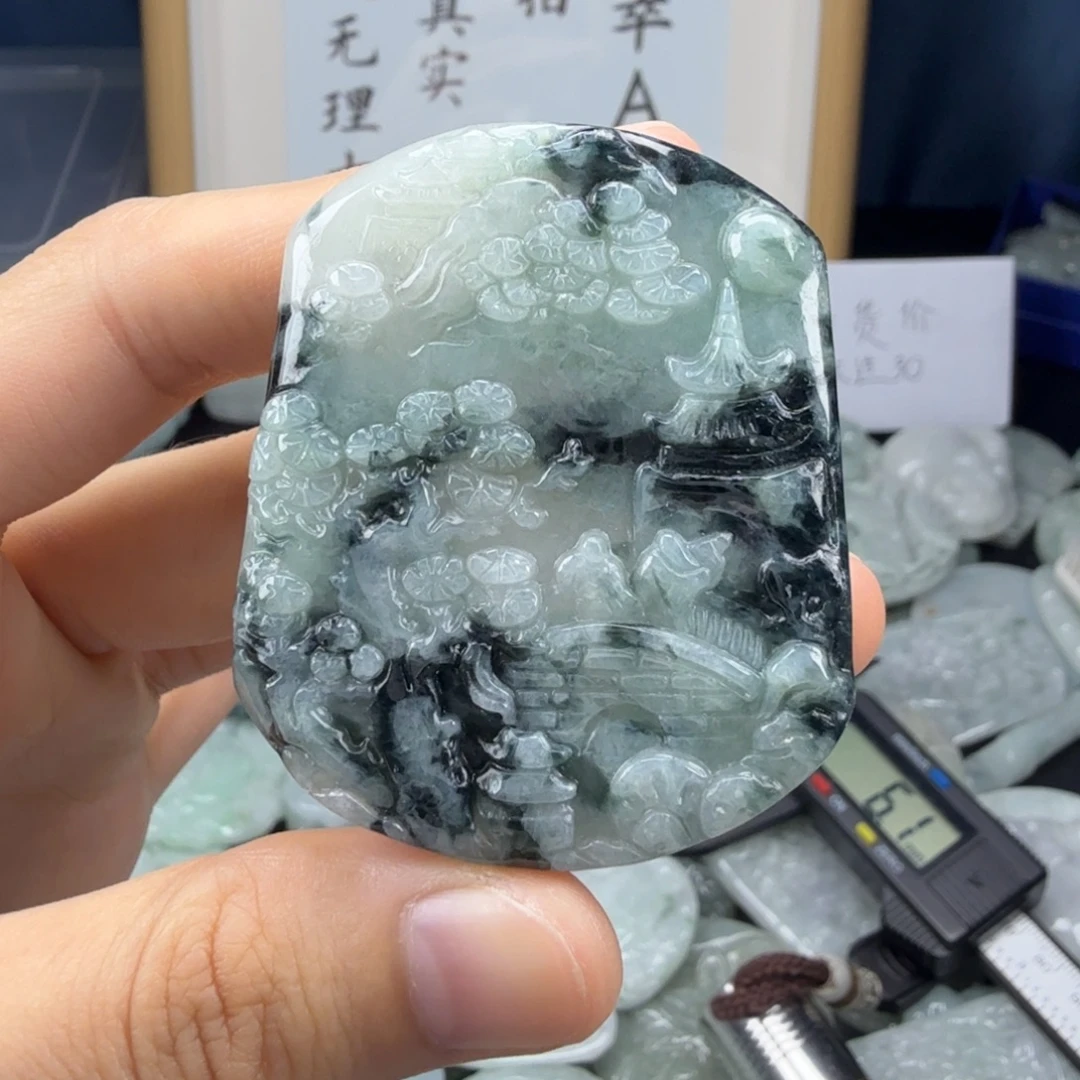 颈饰未镶嵌翡翠翡翠