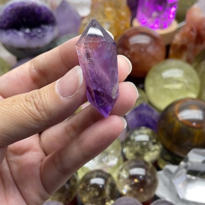 紫晶未镶嵌珠宝半成品20