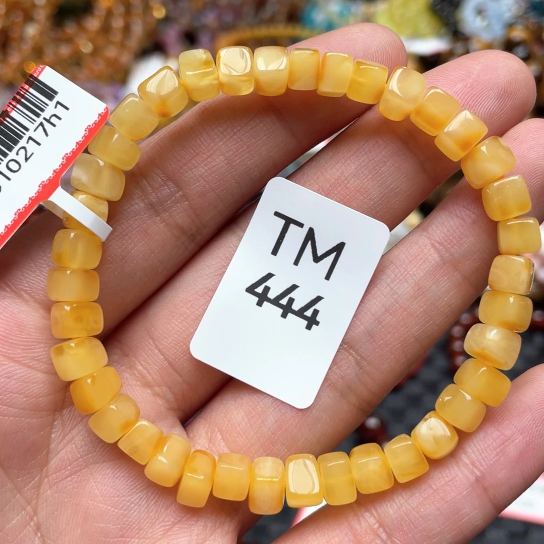 蜜蜡手链未镶嵌多样性