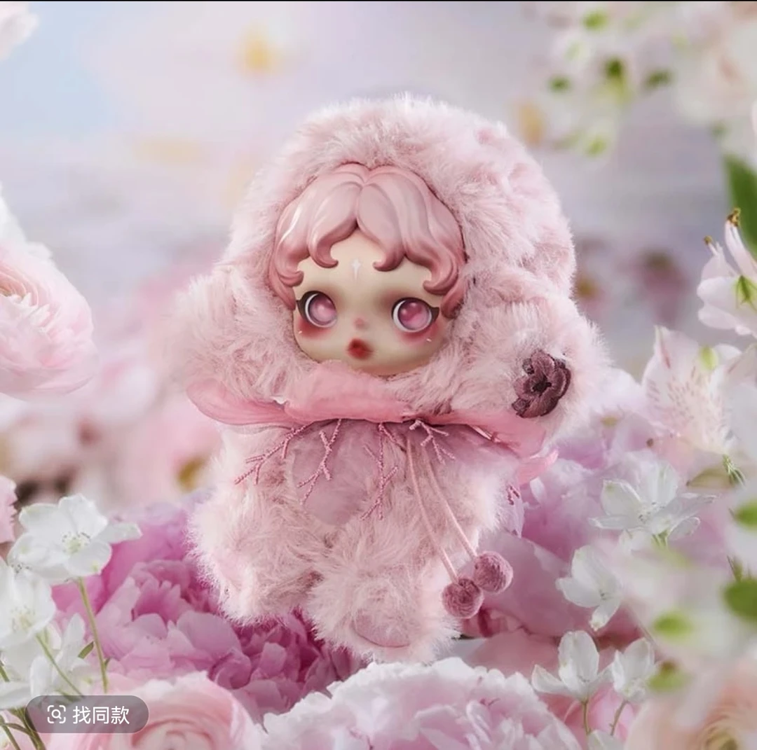 泡泡玛特SKULLPANDA光织园系列毛绒挂件搪胶2.0二代盲盒确认款