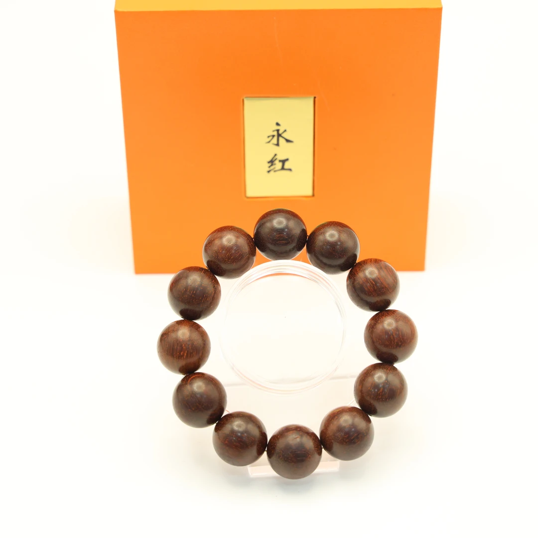 小叶紫檀手串2.0尺寸