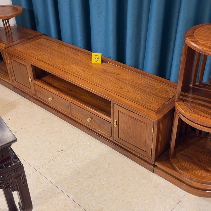 花梨木类柜类家具大*丁9号刺猬紫檀电视柜