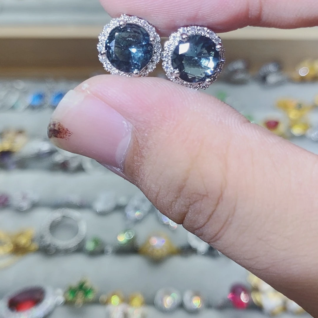 【闪购商品】水晶戒指银S925镶嵌