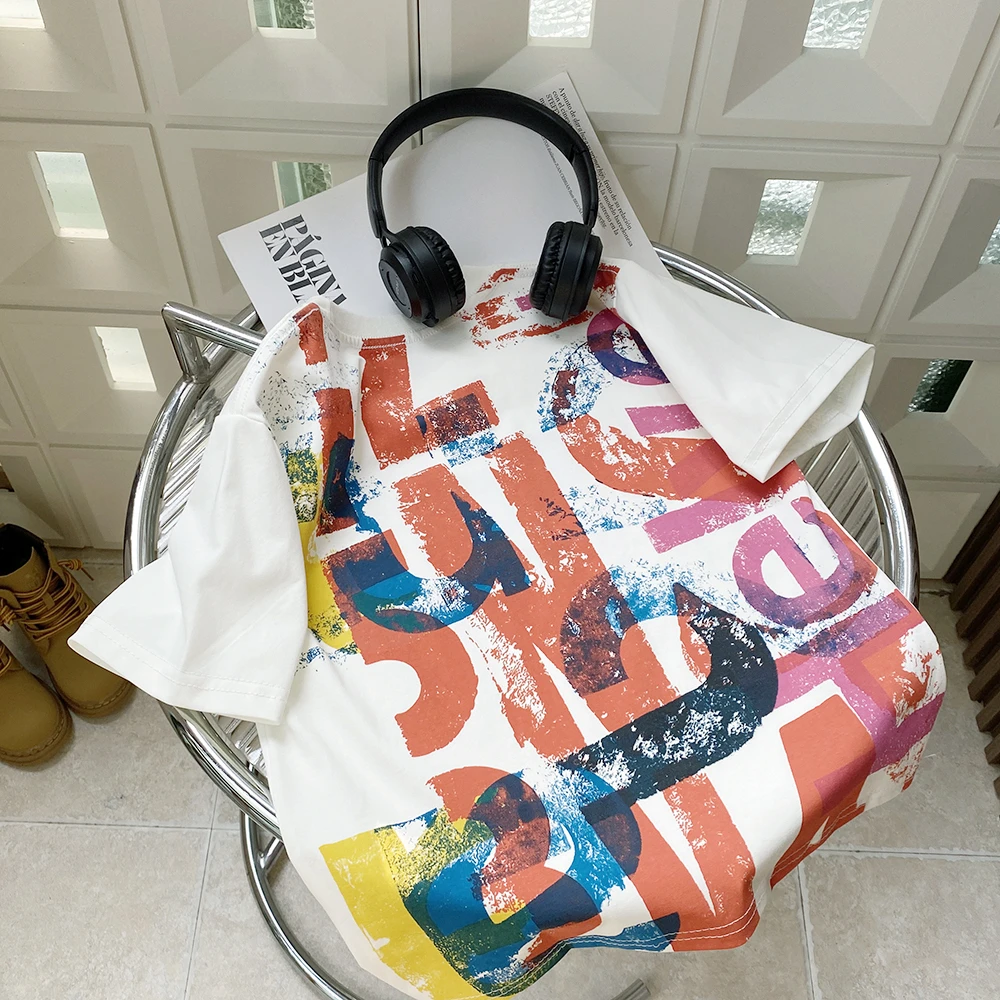 儿童短袖T恤数码水印韩版男童棉T恤