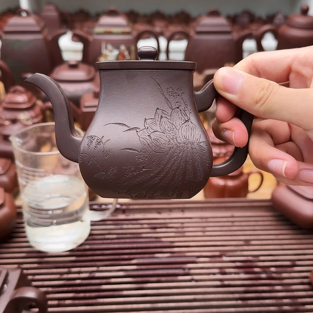 茶壶紫砂紫砂壶四方壶260cc