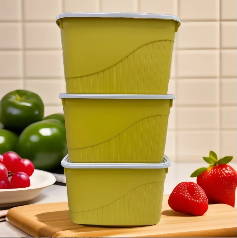 【拍1发3】黄色文具收纳盒家用收纳储物玩具整理箱宿舍收纳盒