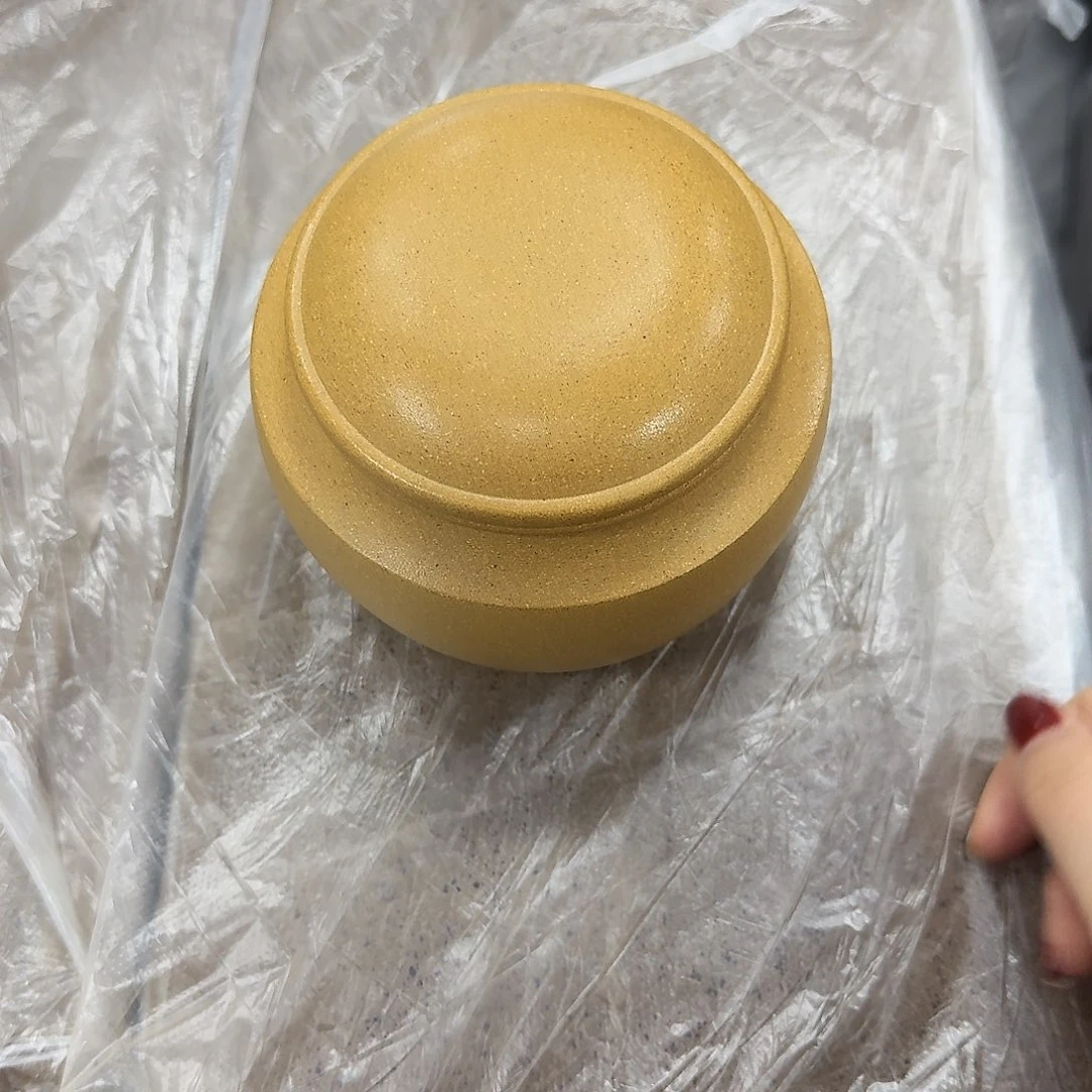 紫砂茶壶黄龙山黄金段