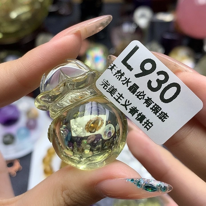 未镶嵌珠宝半成品水晶吊坠