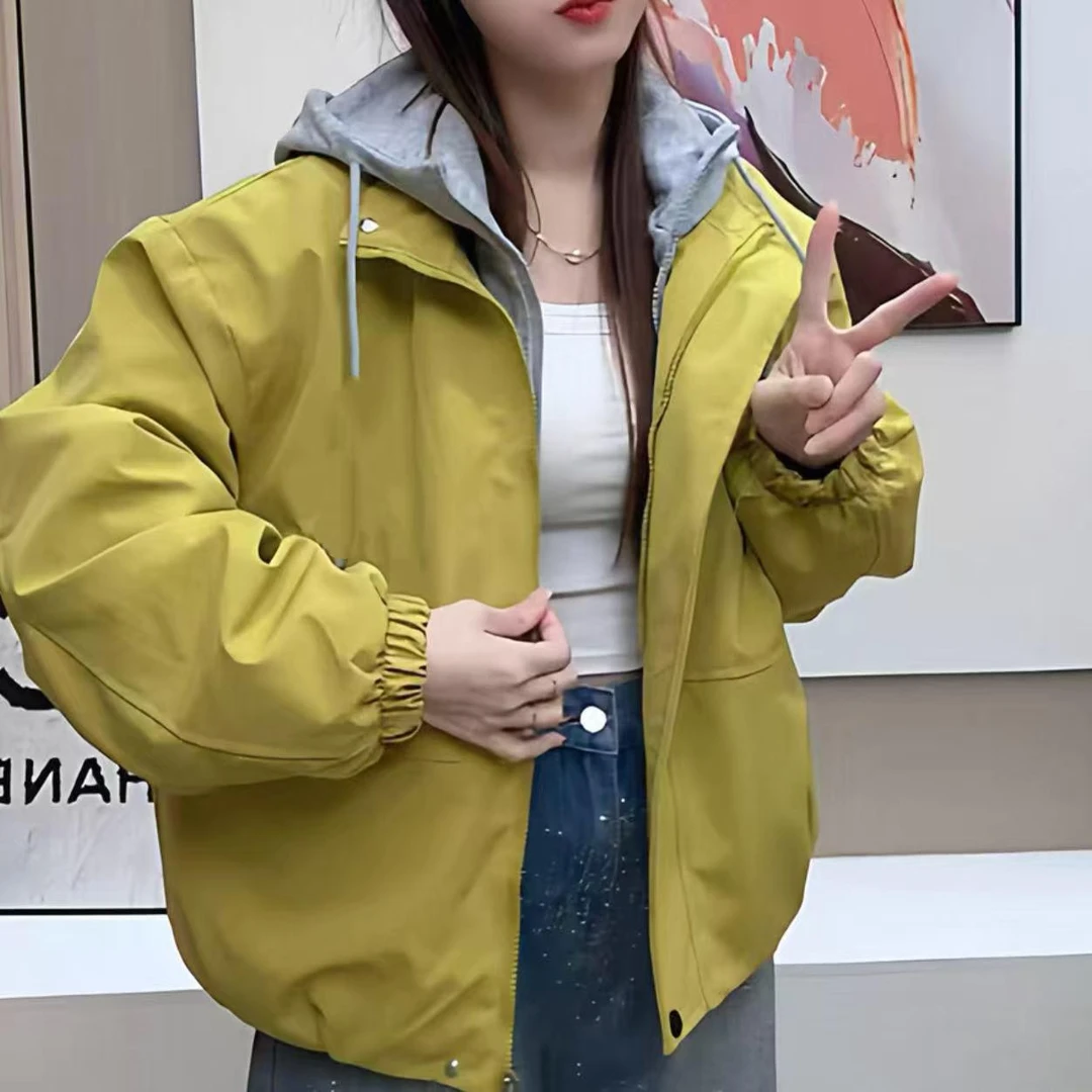 【冲锋衣】秋冬季时尚高档外套设计感时装女装服装9653[XSLF]J