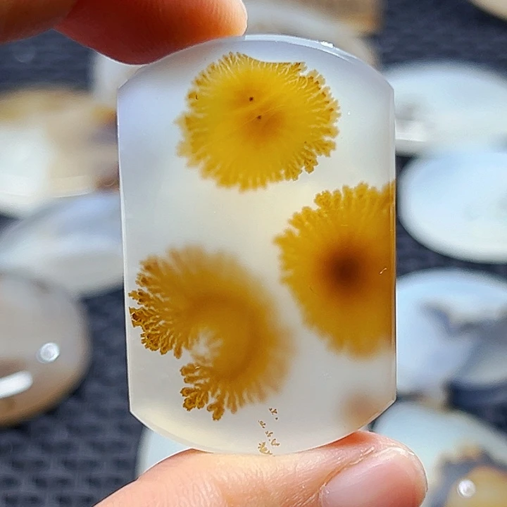 未镶嵌玛瑙/玉髓珠宝半成品
