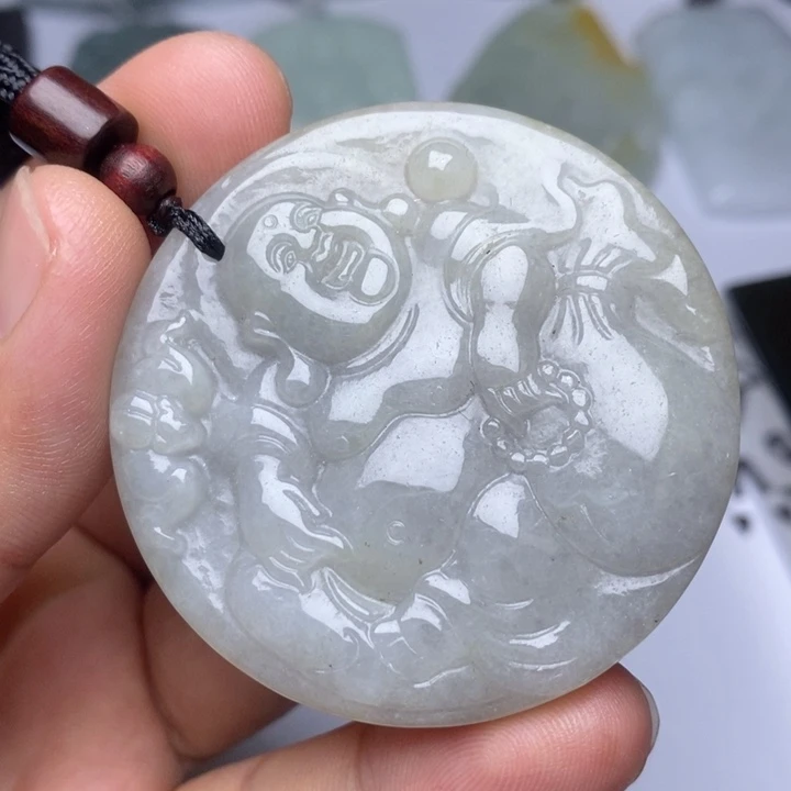颈饰未镶嵌翡翠翡翠