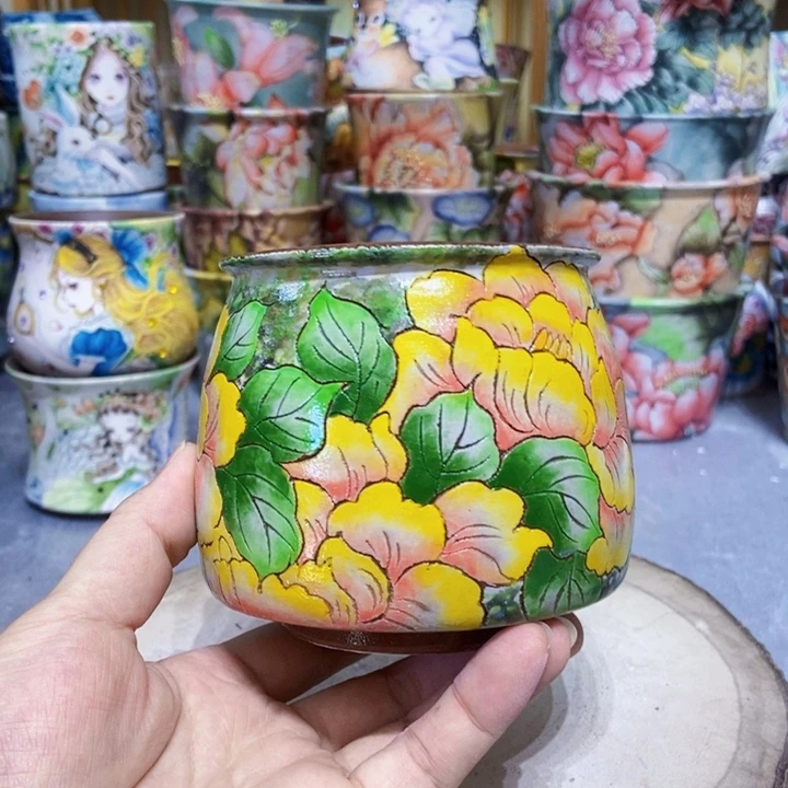 景德镇艺术手绘作品
