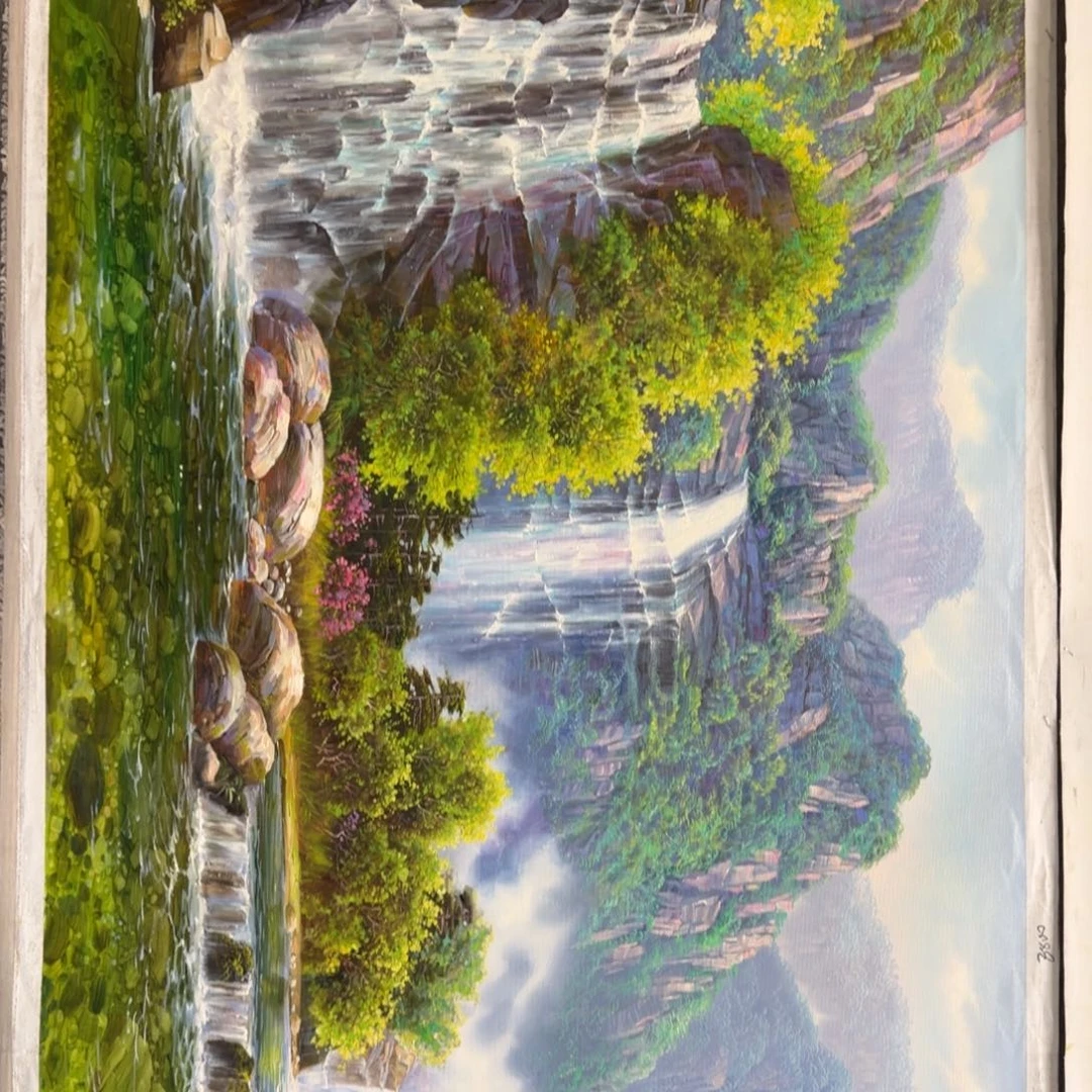 油画我在你心里就是一