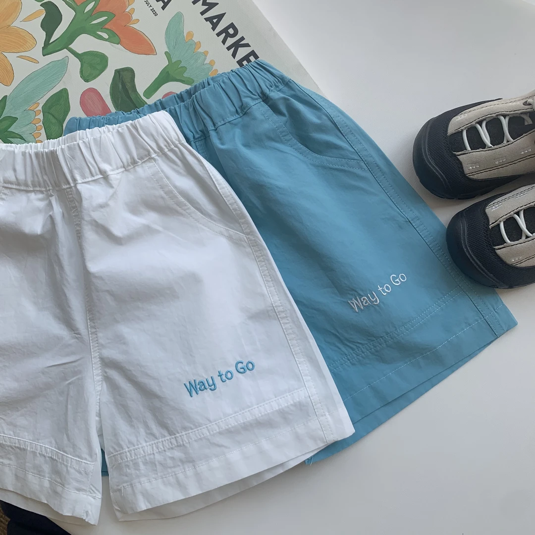 【棉烊纯棉短裤】中小童简约韩版清爽纯棉软布百搭儿童短裤