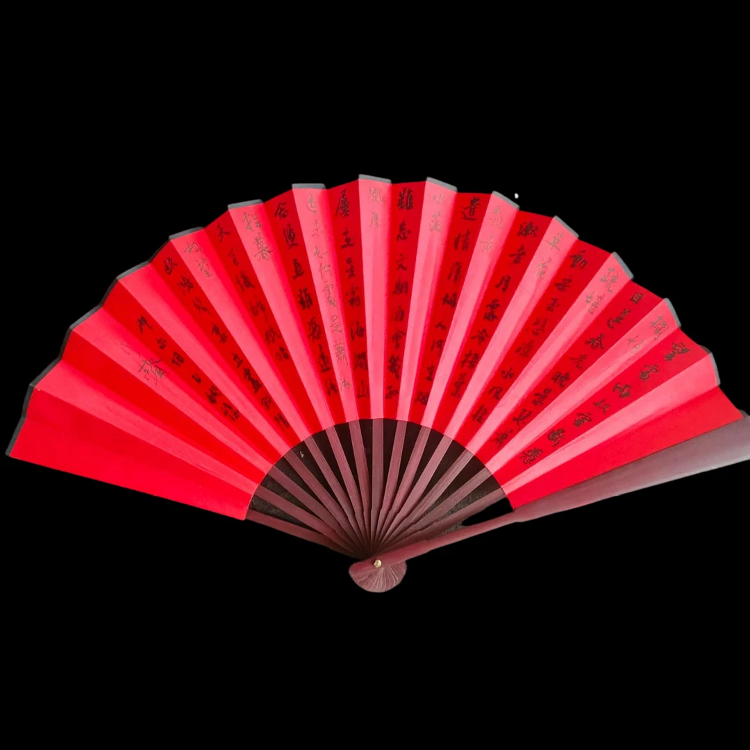 02【品名】折扇成扇【尺寸】10寸15方【材质】竹骨绢面