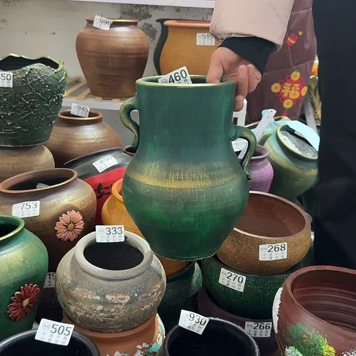 金绿双耳460高度26口径14