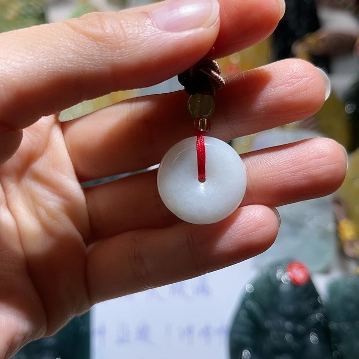 静***心翡翠未镶嵌吊坠(不含链)