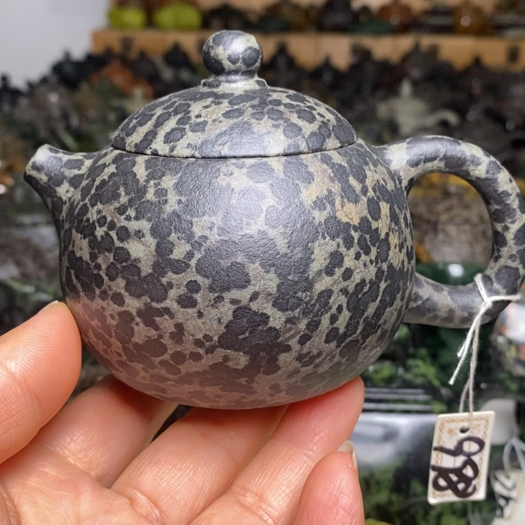 冰碛岩豹纹西施壶200cc