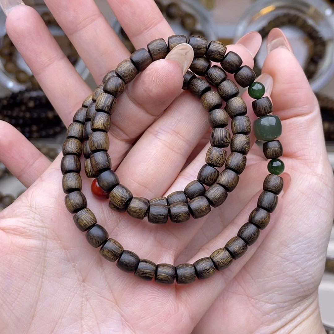 【闪购商品】手串沉香云*越南芽庄白棋楠留疤