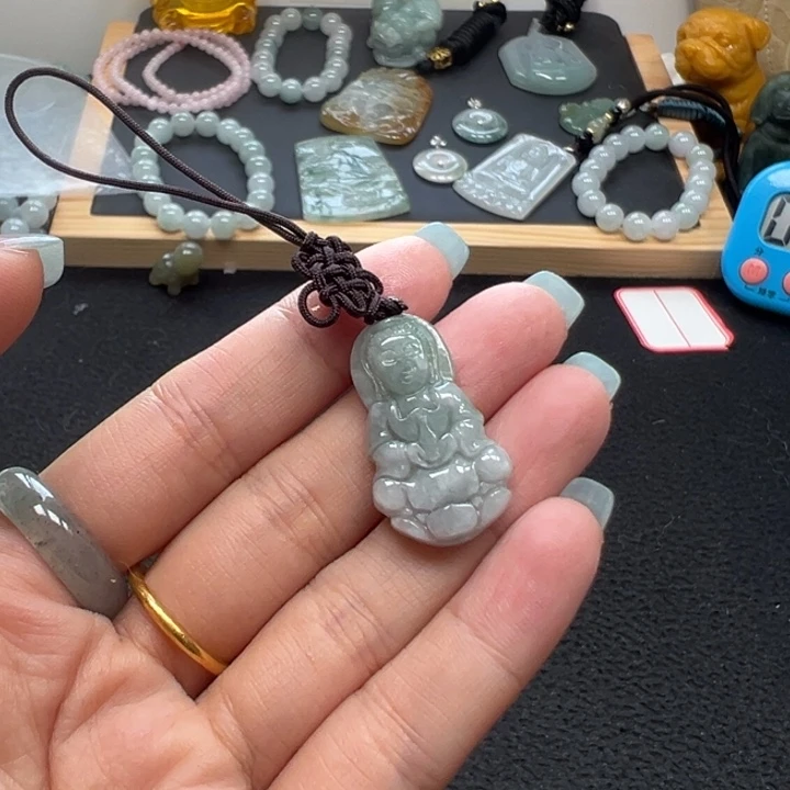 翡翠未镶嵌颈饰天然A货缅甸翡翠