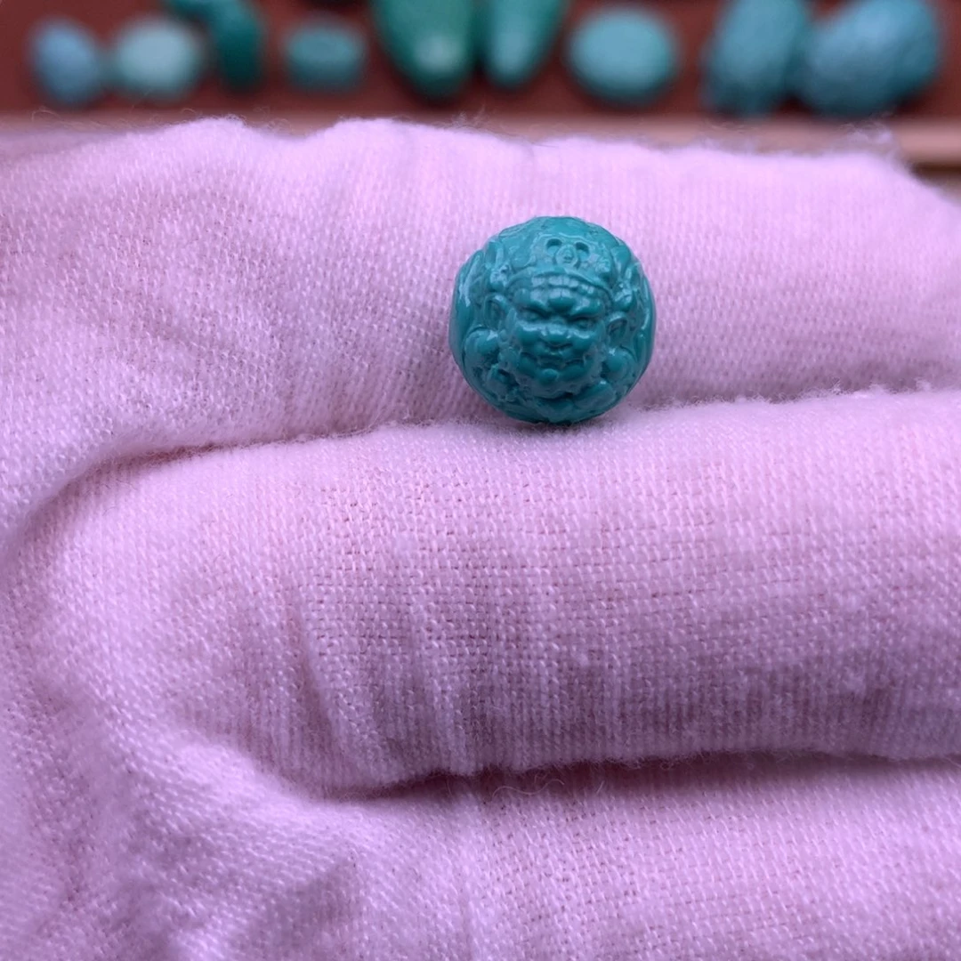 原生态散珠配珠黄财神卡11.3