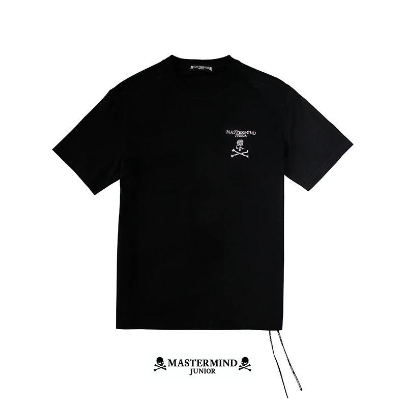 Masterndjunior暗黑潮牌T恤高奢品质男女烫钻短袖MJ32SST093