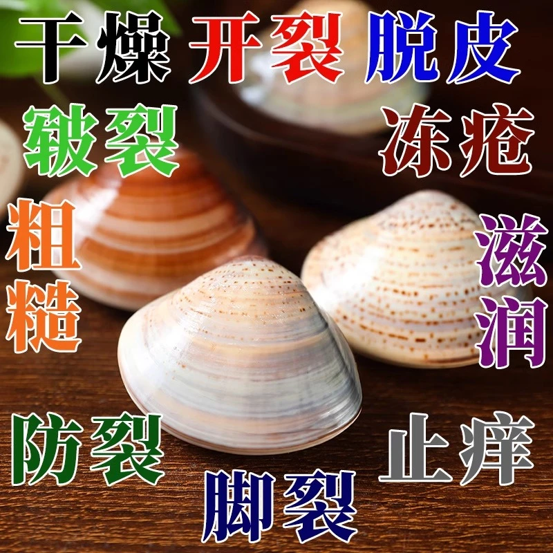 【老上海国货蛤蜊油】老式上海蛤蜊油歪油皲裂膏脚后跟保湿棒贝壳油