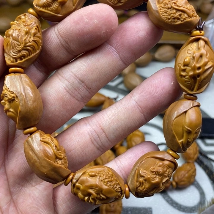 橄榄核手串/手链橄榄核雕工艺手串