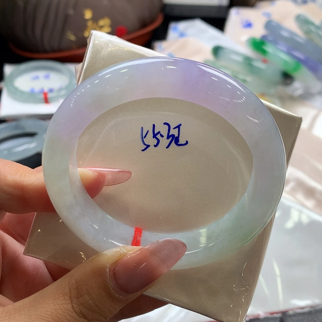 翡翠手镯未镶嵌55.3正