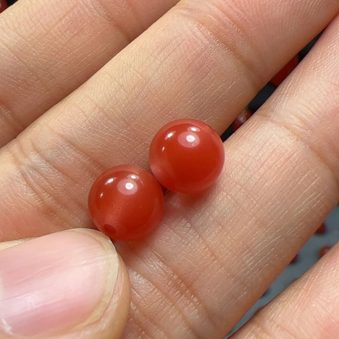 南红玛瑙珠子未镶嵌