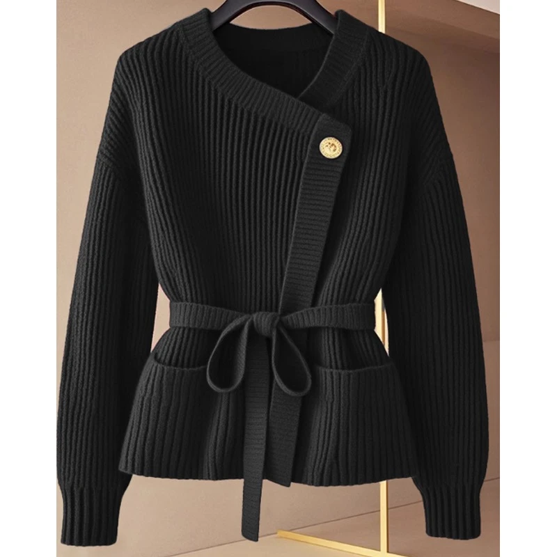 【RG3986】2025年秋冬新款时尚气质百搭减龄显瘦针织衫