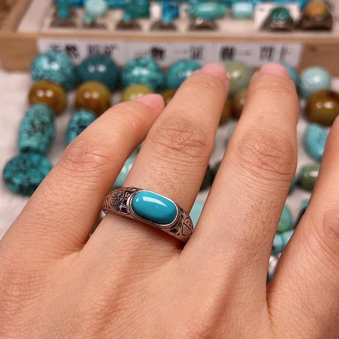 未镶嵌绿松石珠宝半成品