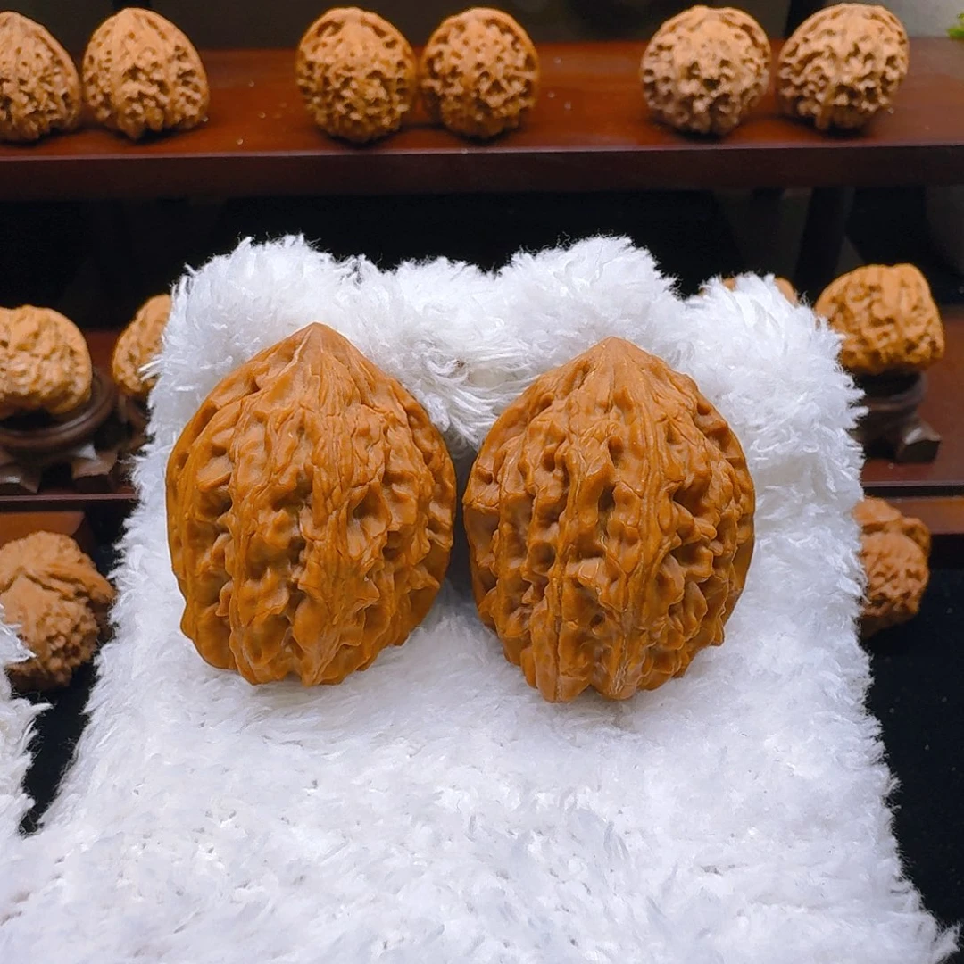 核桃手串/手链梦幻水晶皮野生鸡心34