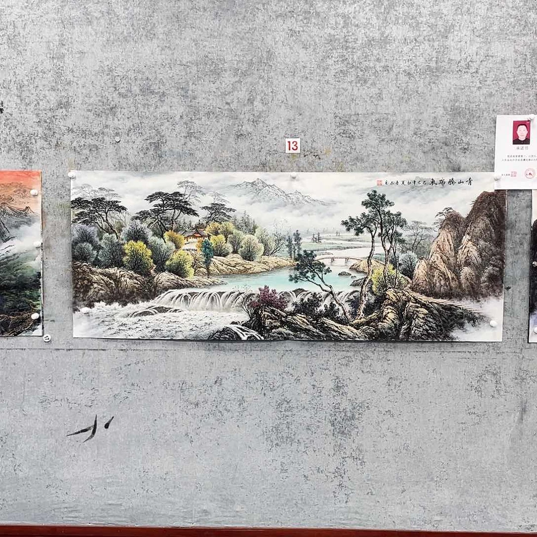国画黄*才绘画作品画芯黄喜三