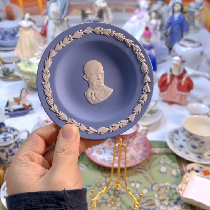 摆件垚*一欧洲中古瓷器好看冲鸭！