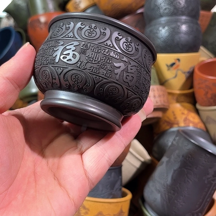 茶杯紫砂全手工紫砂主人杯