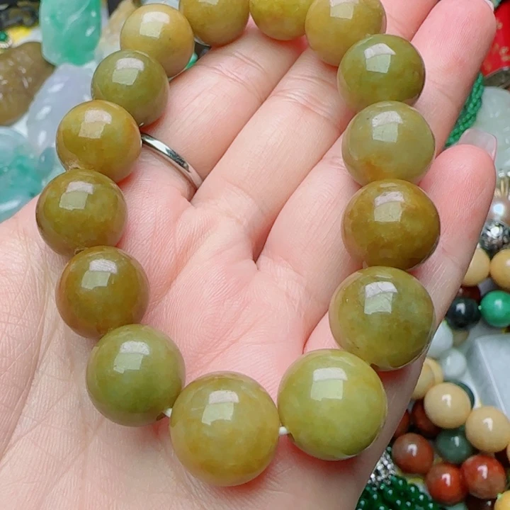 萨***斯翡翠未镶嵌颈饰天然A货