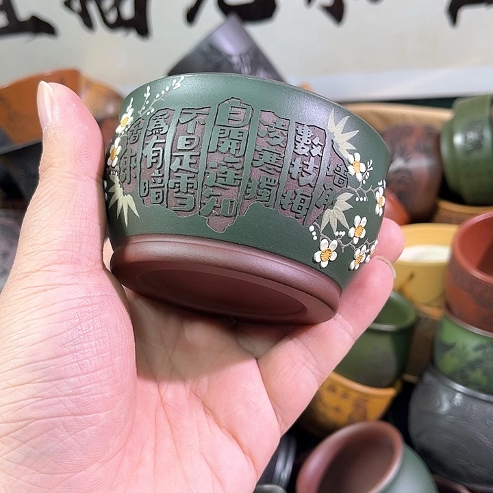 茶杯紫砂全手工紫砂主人杯