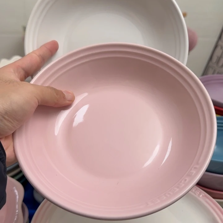 微瑕2个7英寸燕麦盘