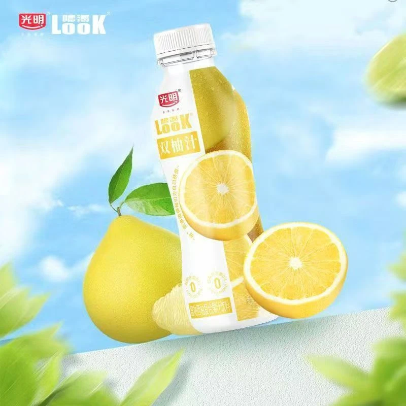 【7瓶】4月19到期光明双柚汁琯溪蜜柚0脂380ml蜜柚西柚复合果汁