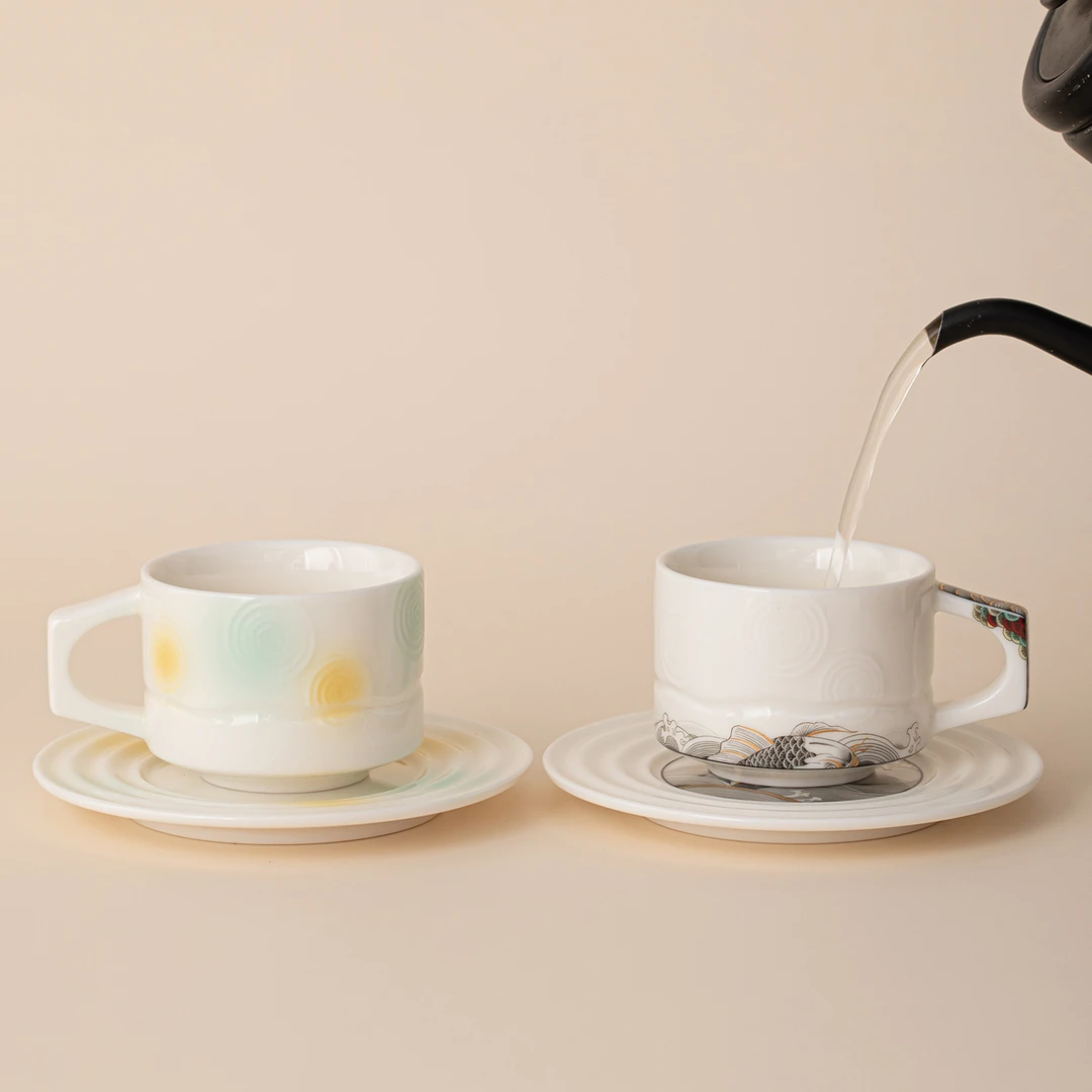 2025新款特别好看的精致高级感创意小清新办公室陶瓷马克杯咖啡杯