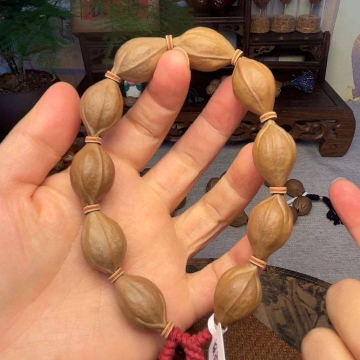 橄榄核手串/手链梅林铁核三面佛1.6*2.6