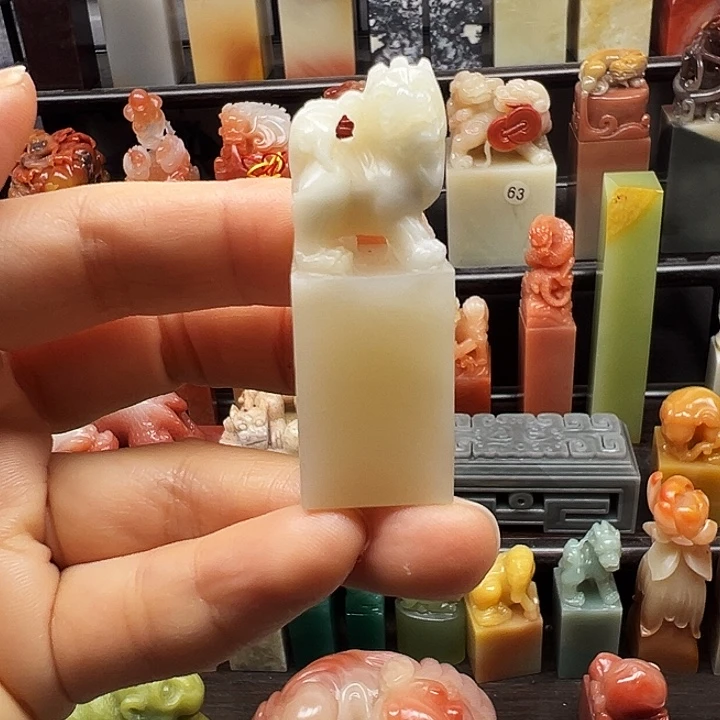 寿山石印石寿山石手工雕刻