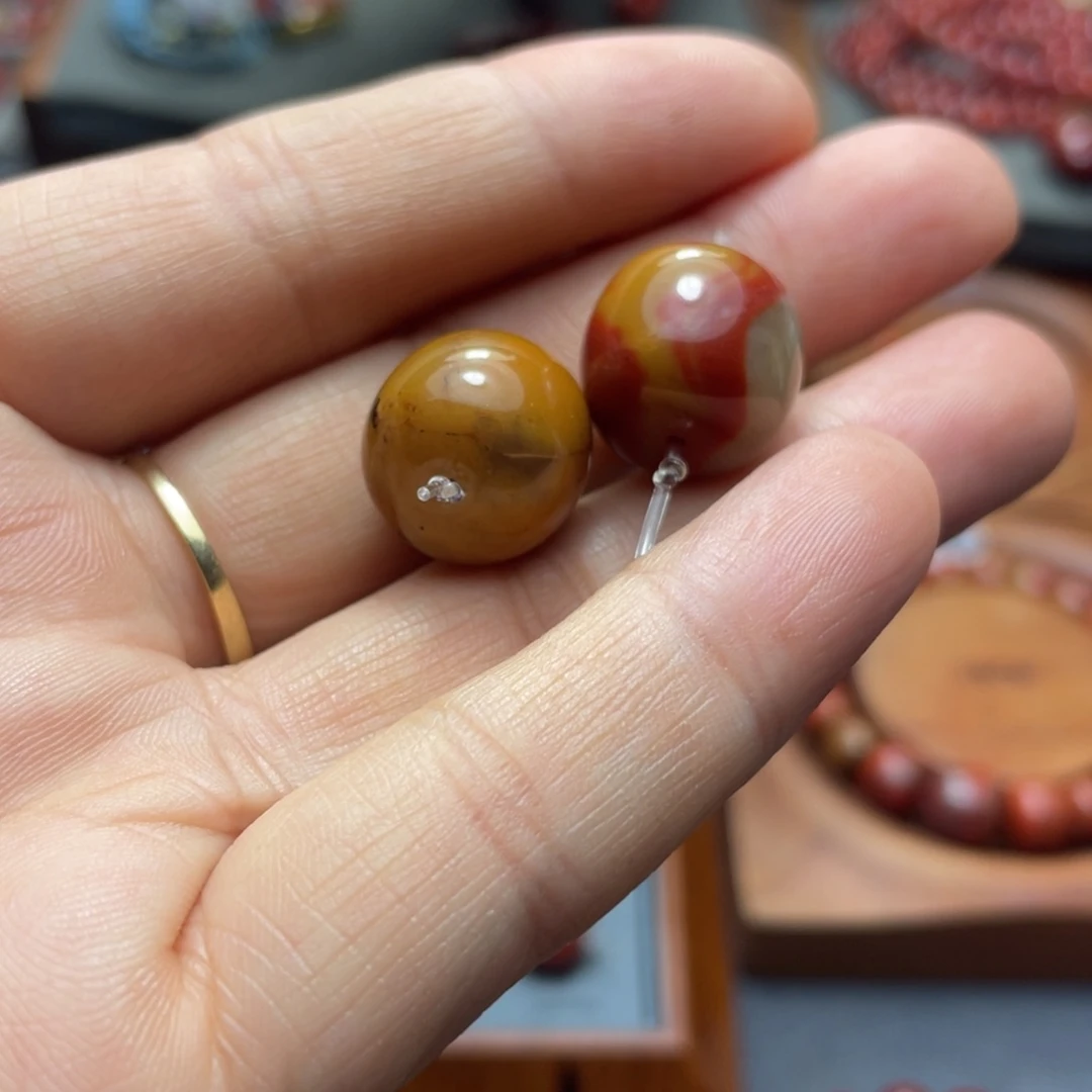 南红玛瑙未镶嵌单珠多样性发1 14.9