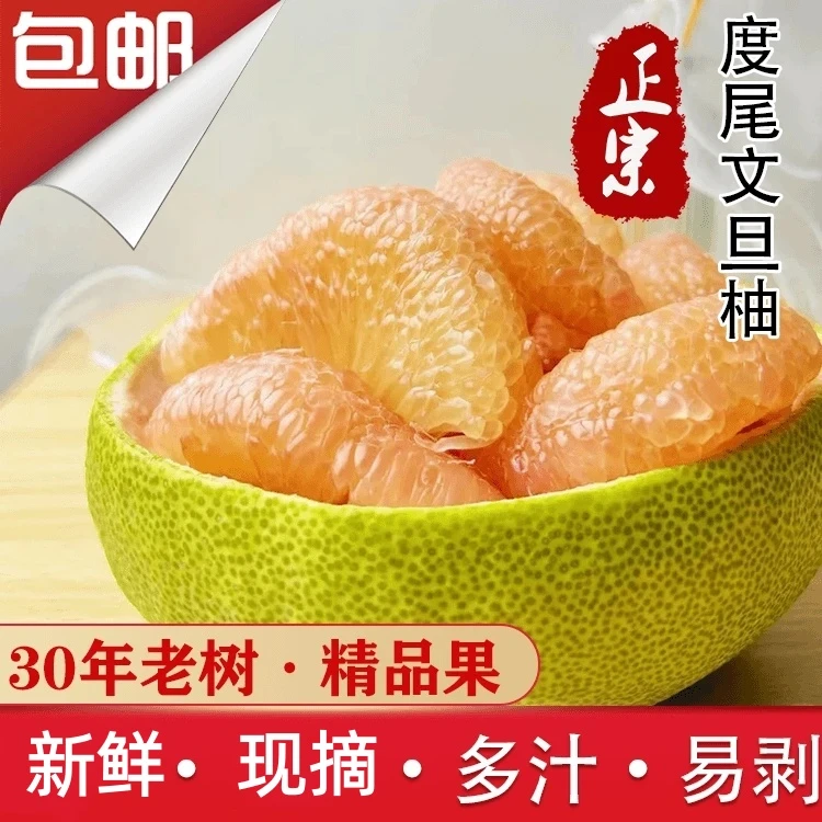 【京东快递】正宗福建仙游度尾文旦柚老树当季新鲜现摘孕妇时令水果
