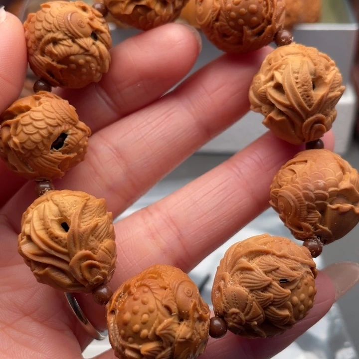 乖***话橄榄核手串橄榄核