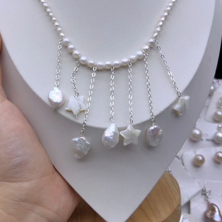 淡水珍珠未镶嵌颈饰