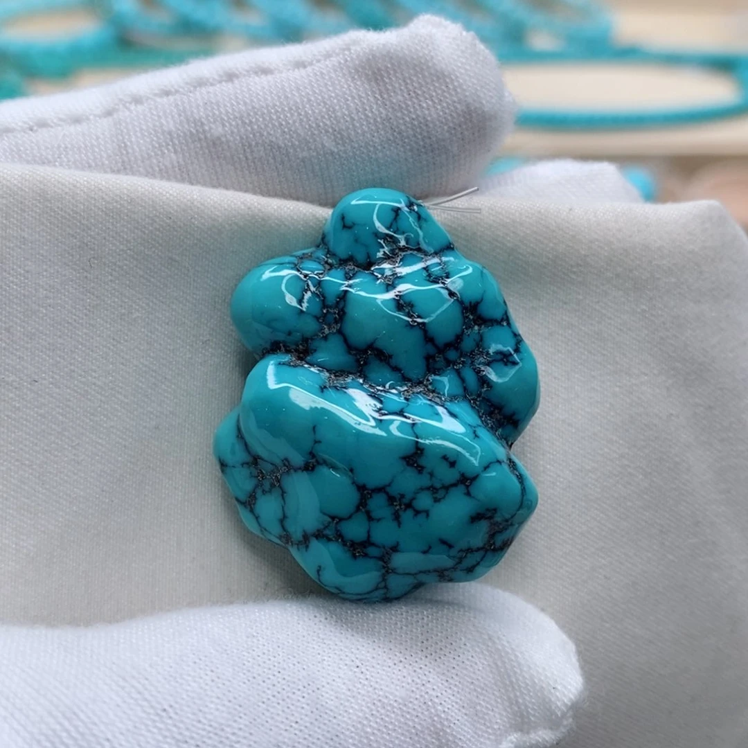 绿松石珠宝奇石未镶嵌